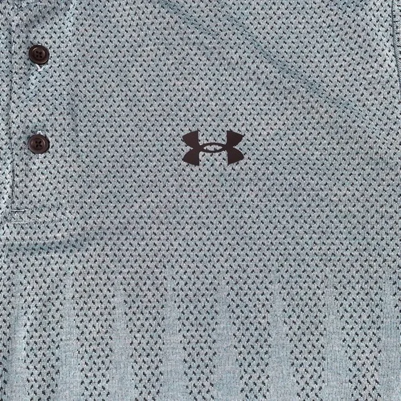 Under Armour Men's Polo Shirt XL Loose Fit Teal Performance Golf Athletic - Picture 3 of 7